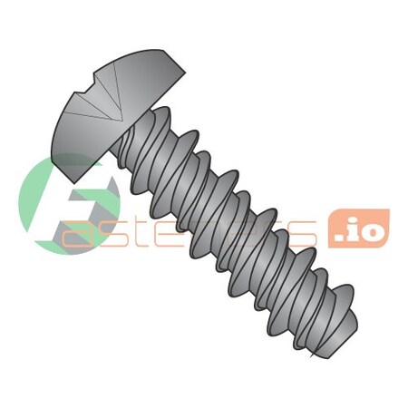 #10 (#8 Head) x 1/2" High Low Style Thread Forming Screws/Phillips/Pan Head/Steel/Black Zinc (Carton: 8,000 pcs)